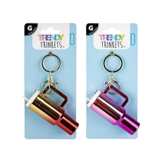 Keychain Mini Drinking Cup 9.5cm - assorted 